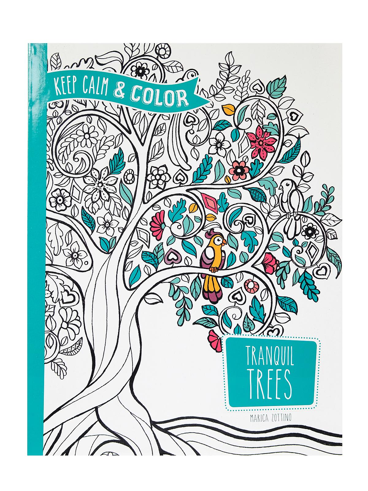 Keep Calm & Color Series Tranquil Trees
