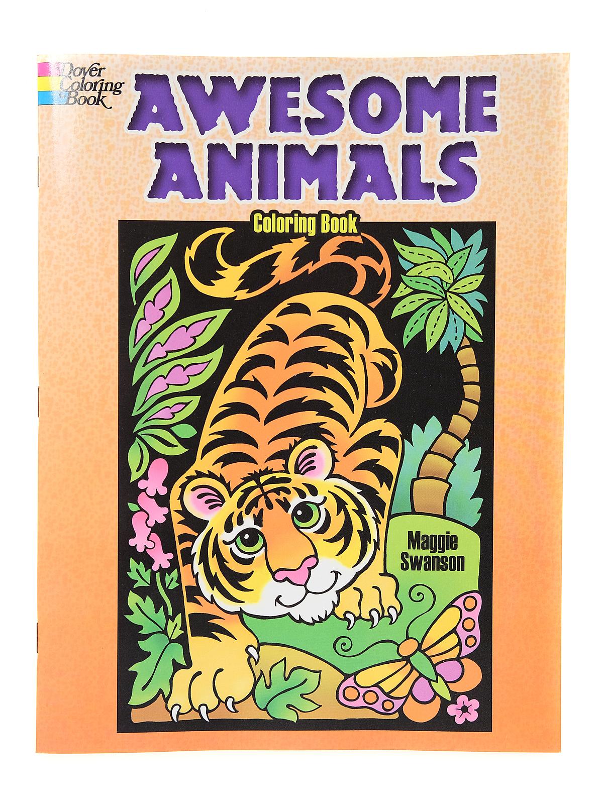 Coloring Book Awesome Animals