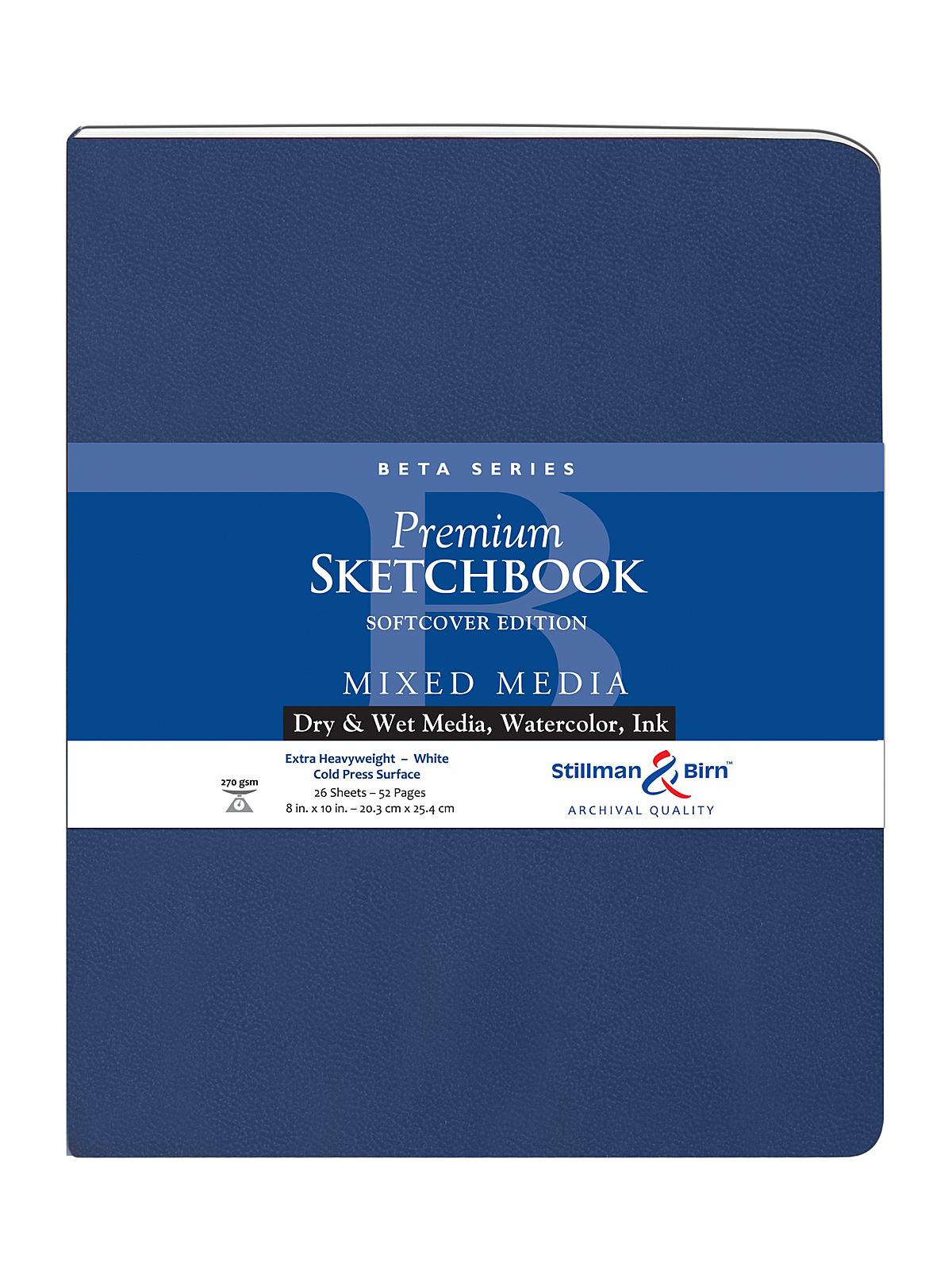 Beta Series Softcover Sketchbook 8 in. x 10 in. portrait 56 pages