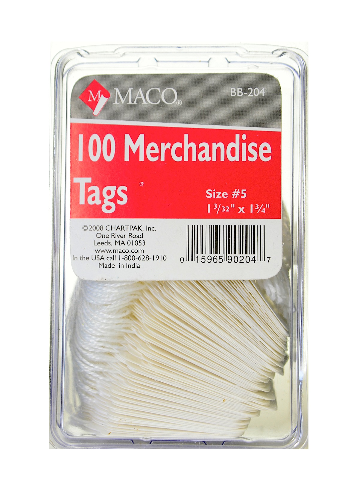 Merchandise Tags 1 3 32 in. x 1 3 4 in. pack of 100