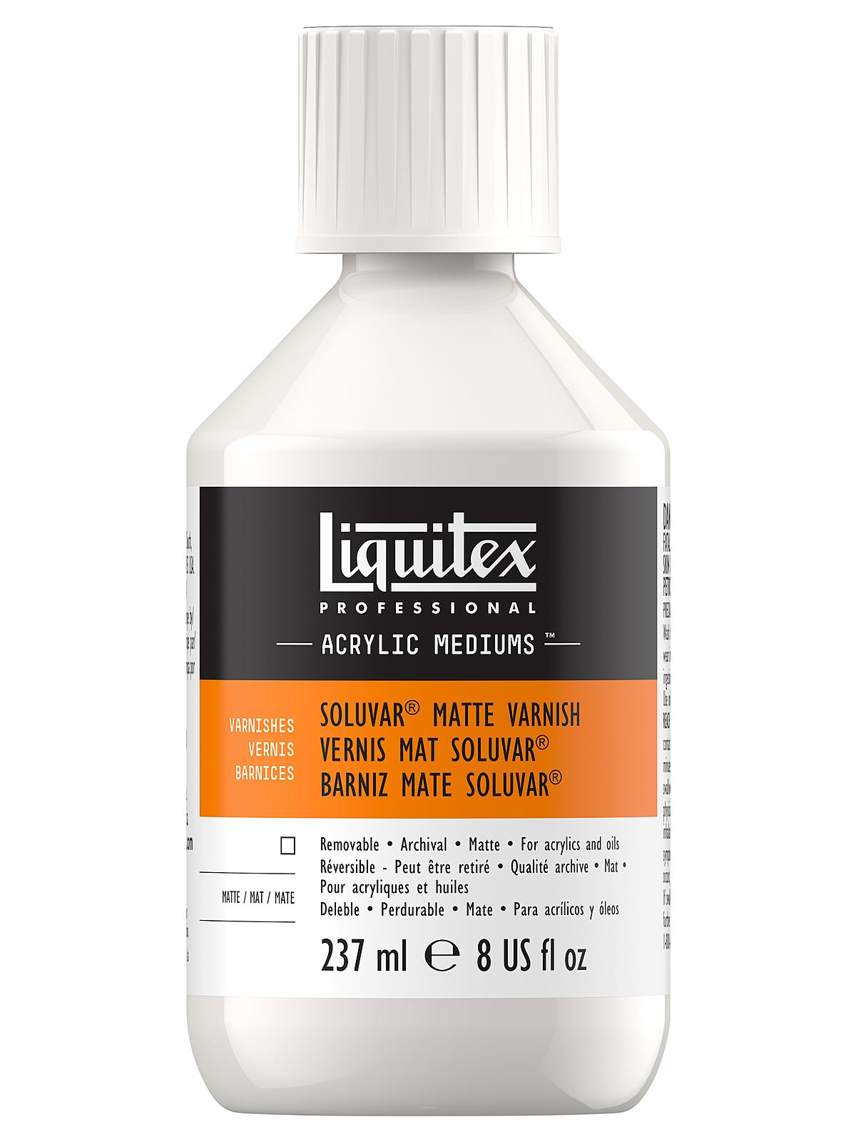 Soluvar Final Picture Varnish matte 8 oz. bottle