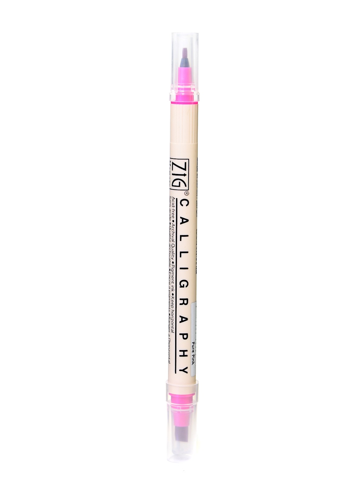 Memory System Double Sided Calligraphy Marker pure pink