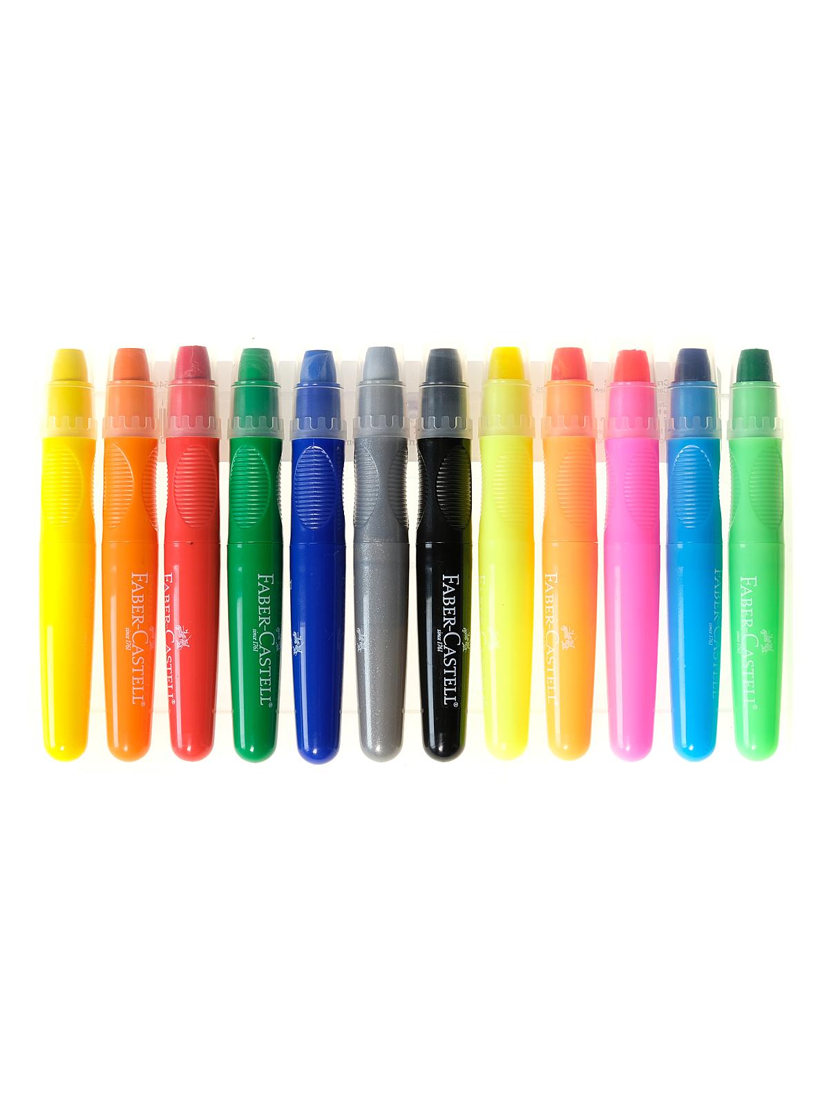 Gel Crayons set of 12 pack of 12