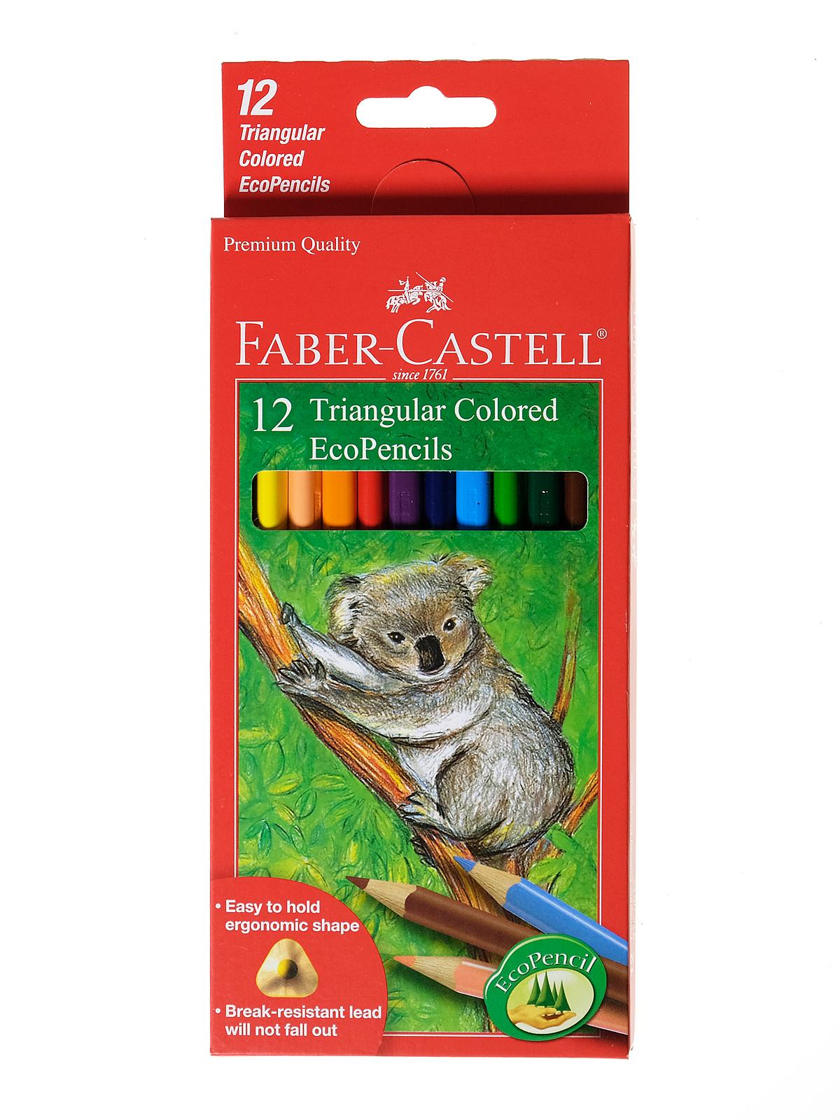 Triangular Colored EcoPencils set of 12