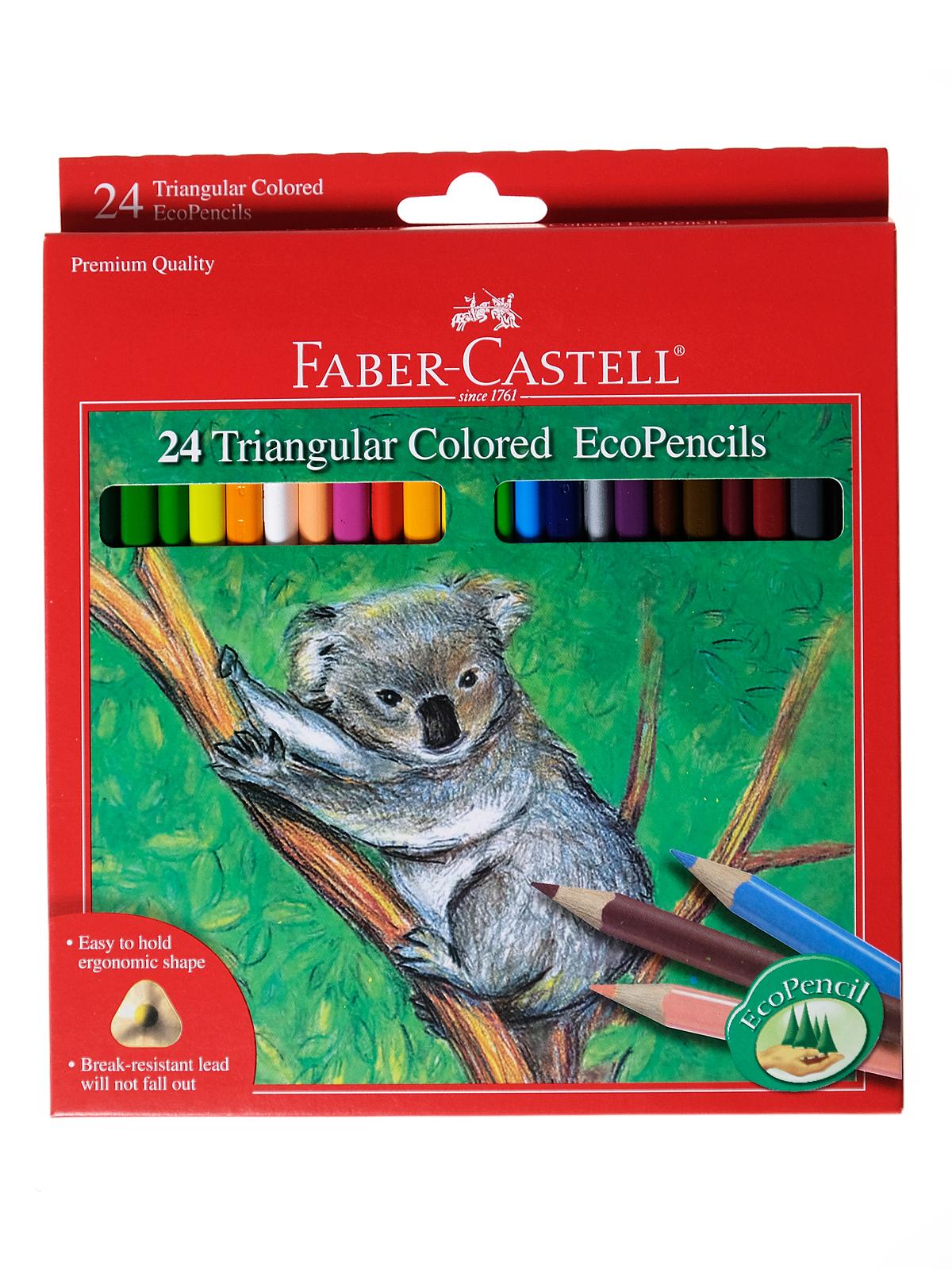 Triangular Colored EcoPencils set of 24