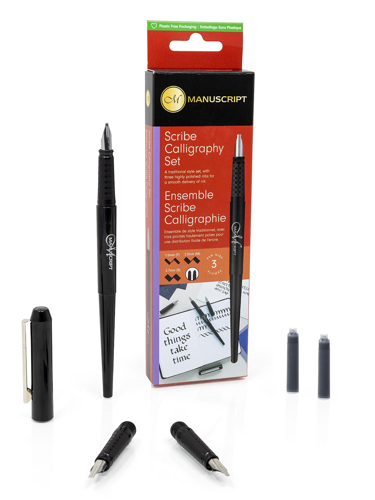 Scribe Series Calligraphy Pen Set pen and 3 nib set