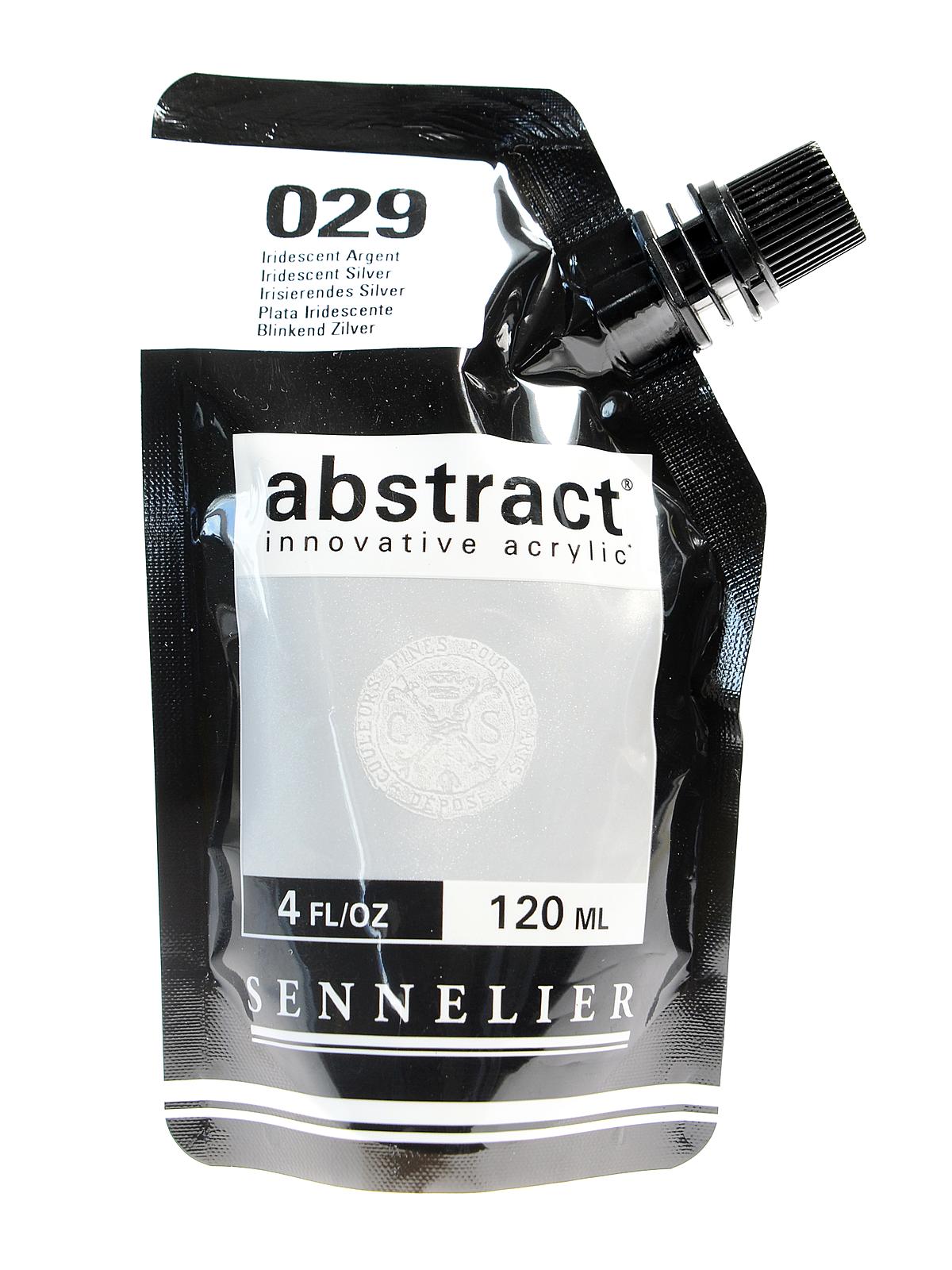 Abstract Acrylics iridescent silver 120 ml