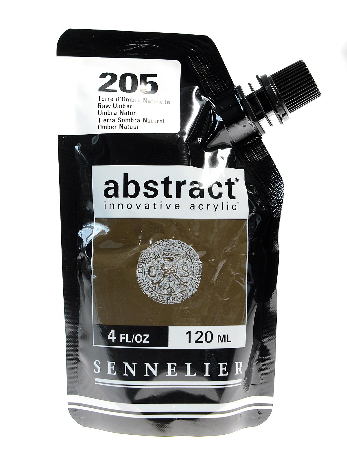 Abstract Acrylics raw umber 120 ml