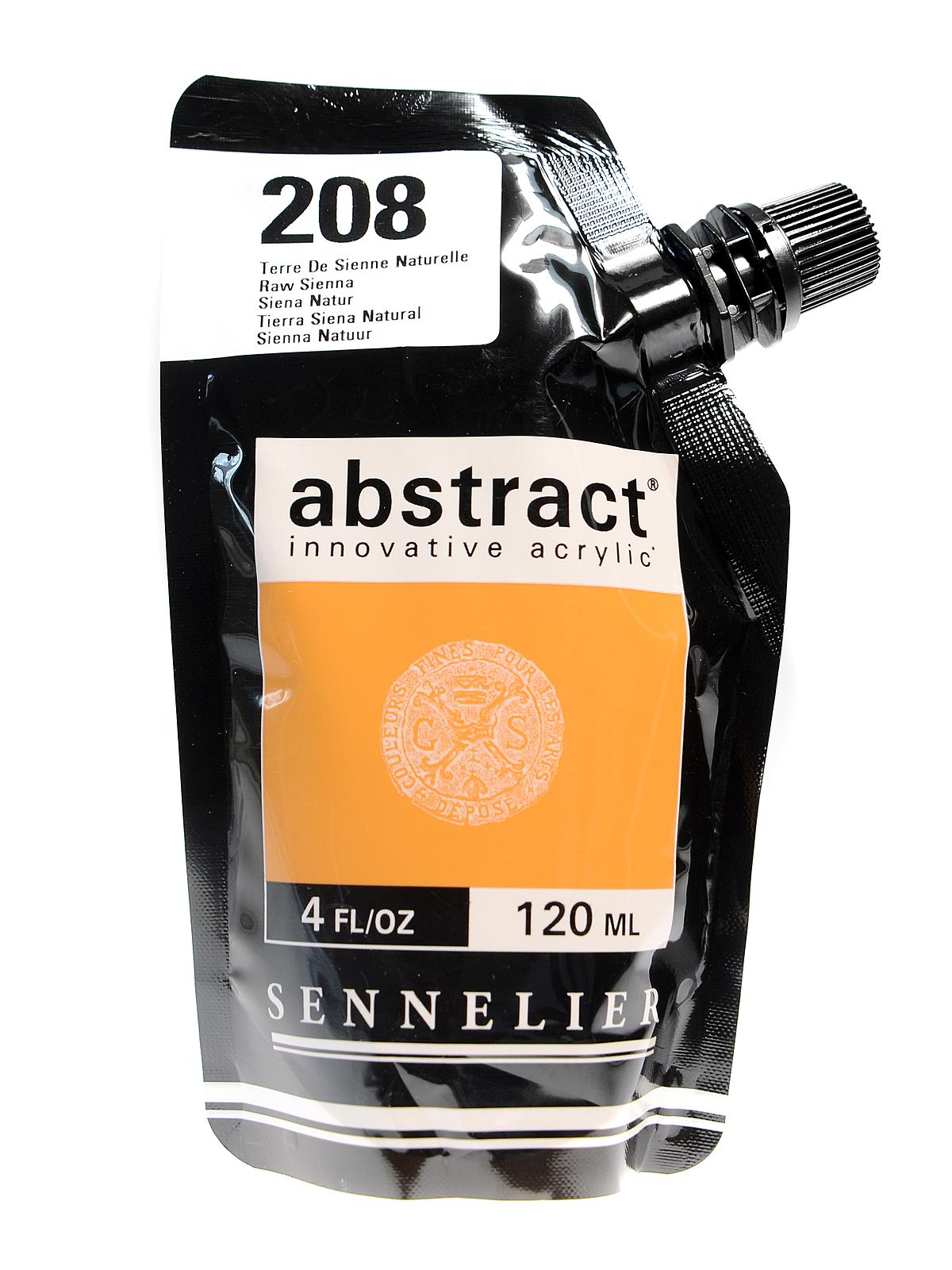 Abstract Acrylics raw sienna 120 ml