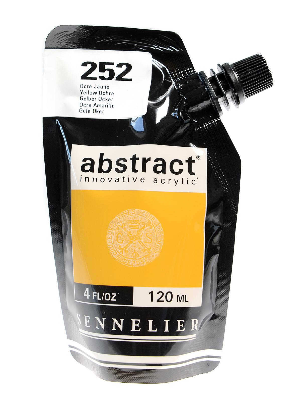 Abstract Acrylics yellow ochre 120 ml