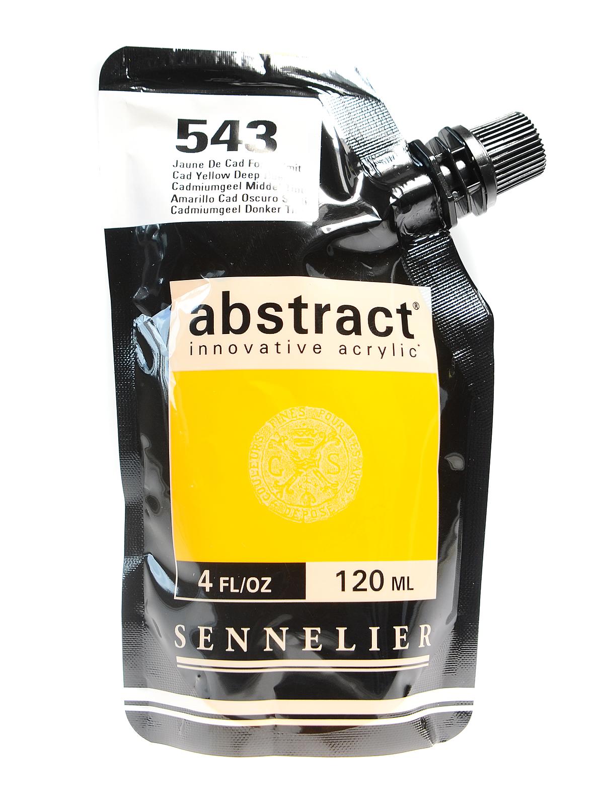 Abstract Acrylics Cadmium Yellow Deep Hue 120 Ml