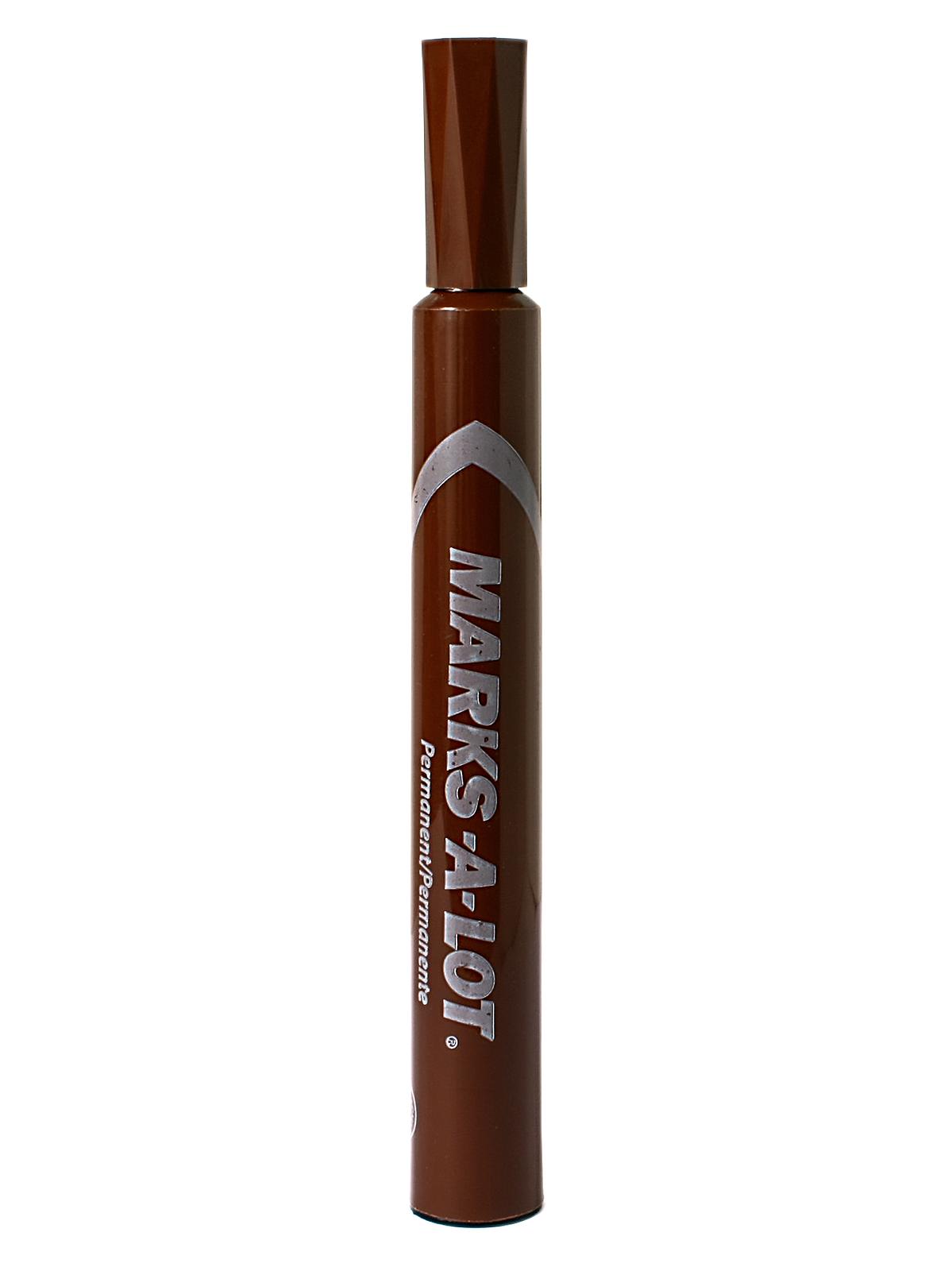 Marks-a-lot Permanent Pens Brown Large Tip
