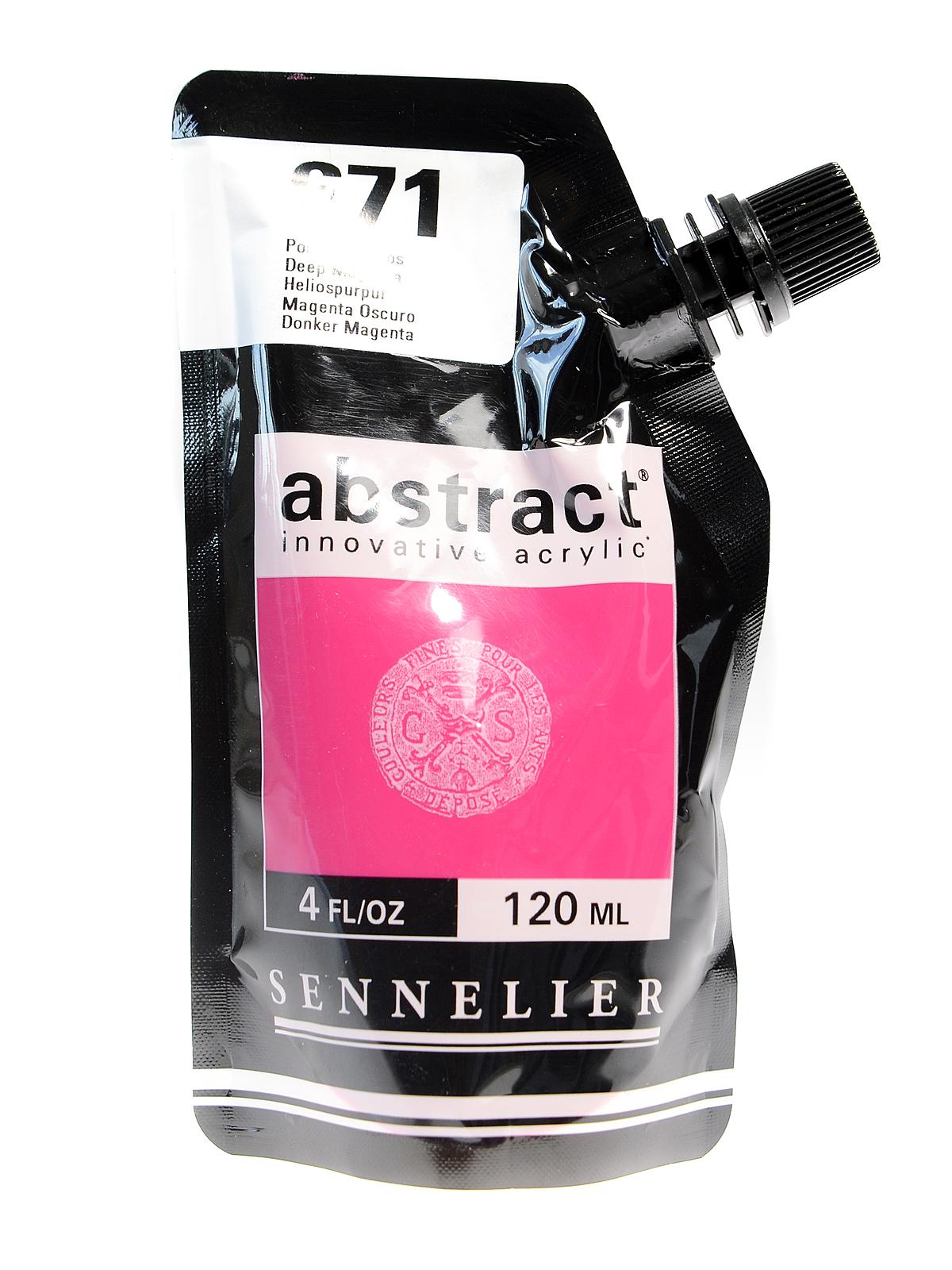 Abstract Acrylics deep magenta 120 ml