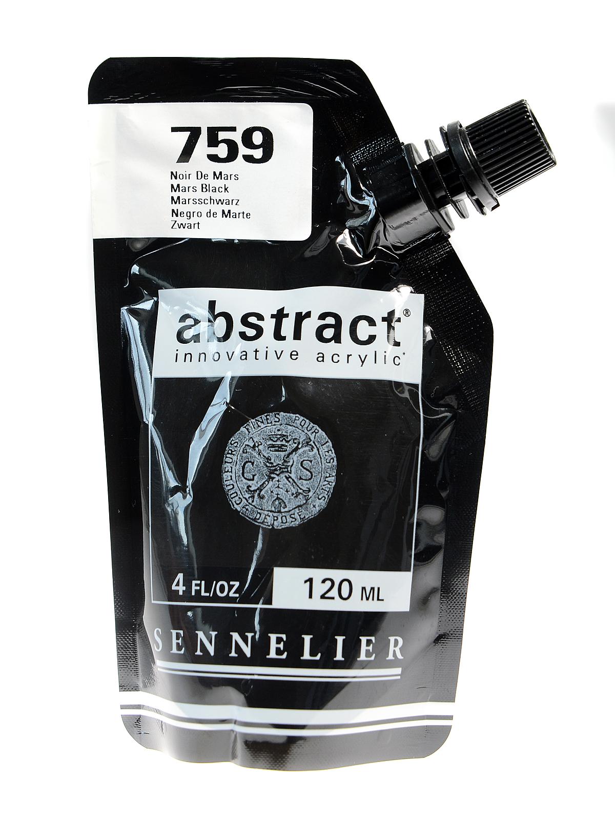 Abstract Acrylics mars black 120 ml