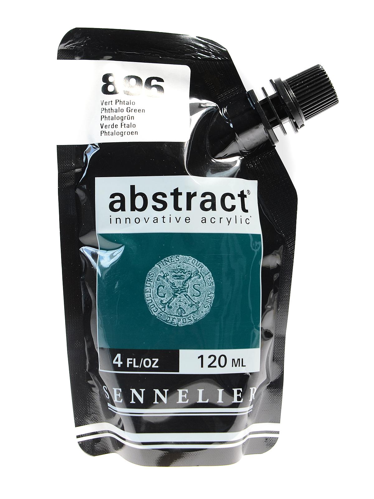 Abstract Acrylics phthalo green 120 ml