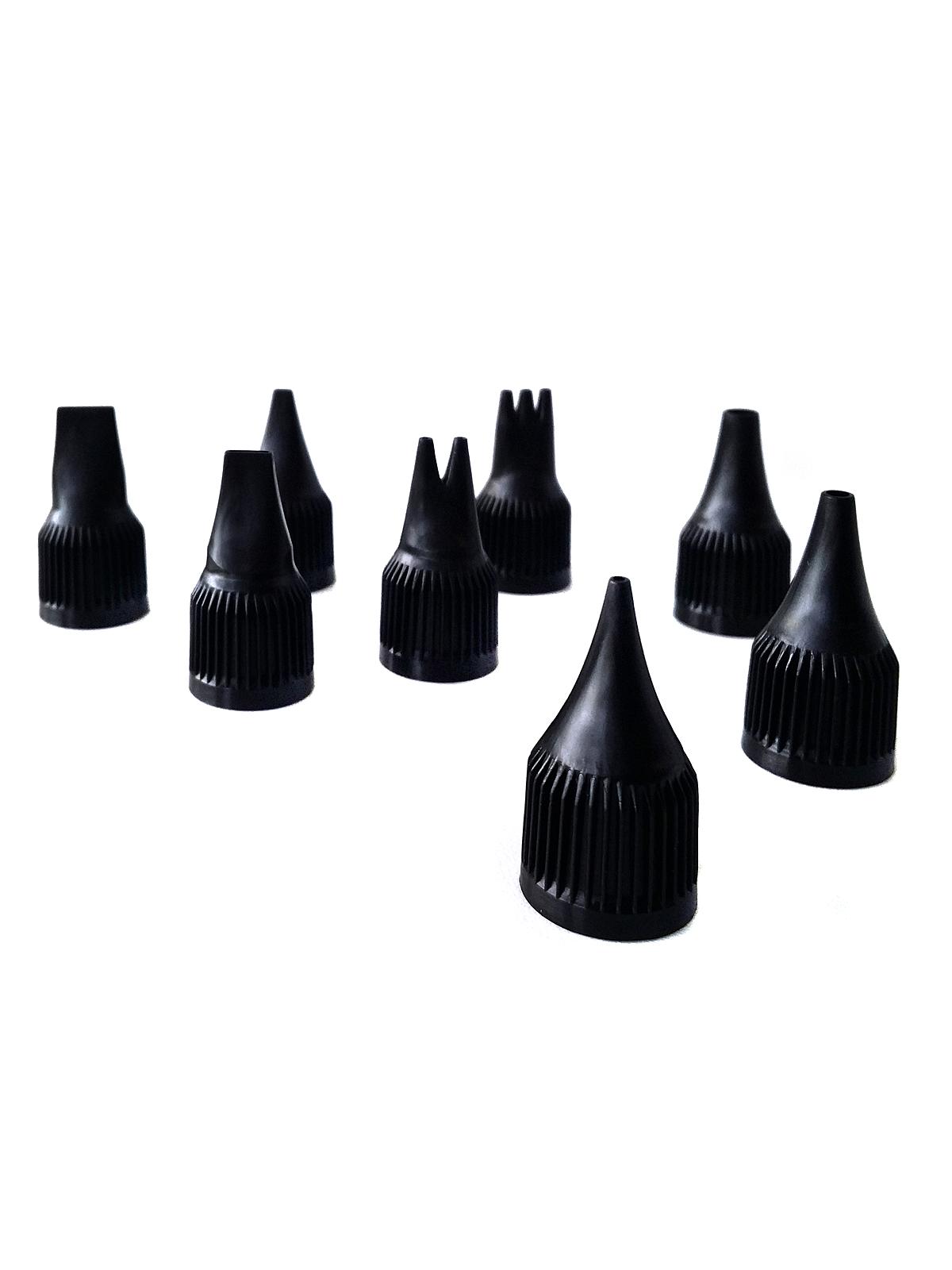 Abstract Acrylic Nozzles set of 8
