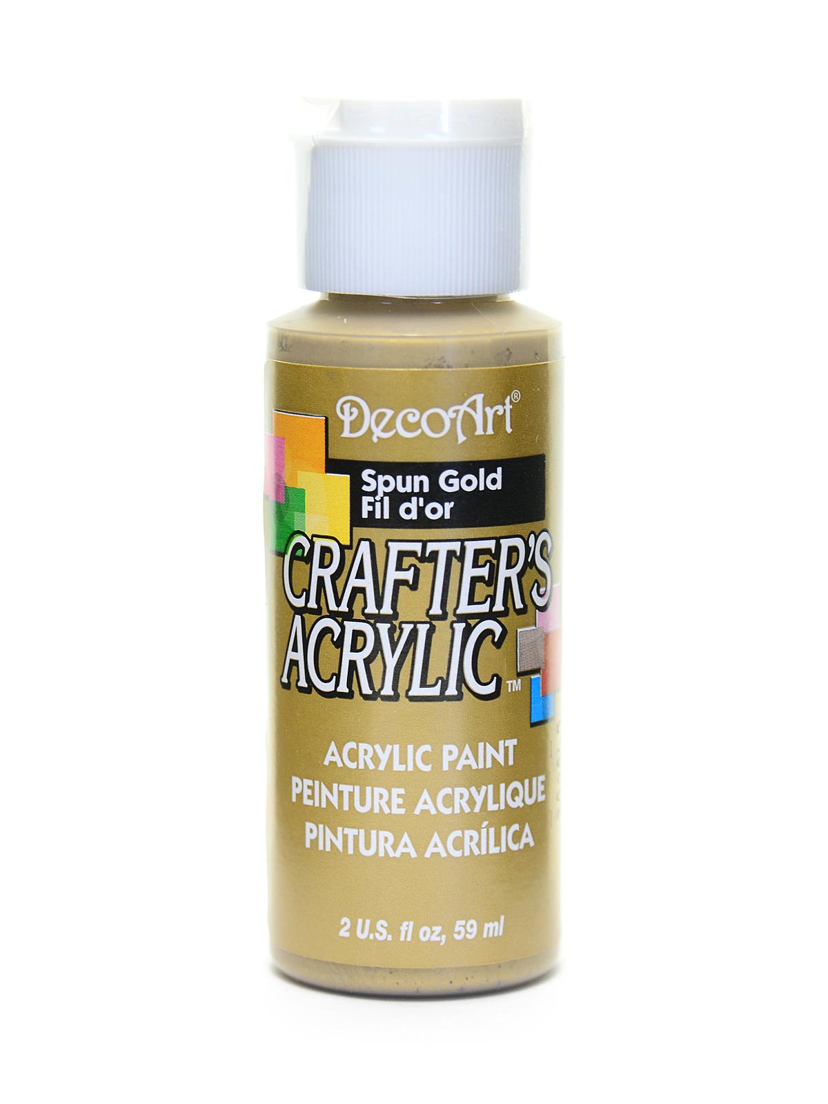 Crafters Acrylic 2 oz spun gold