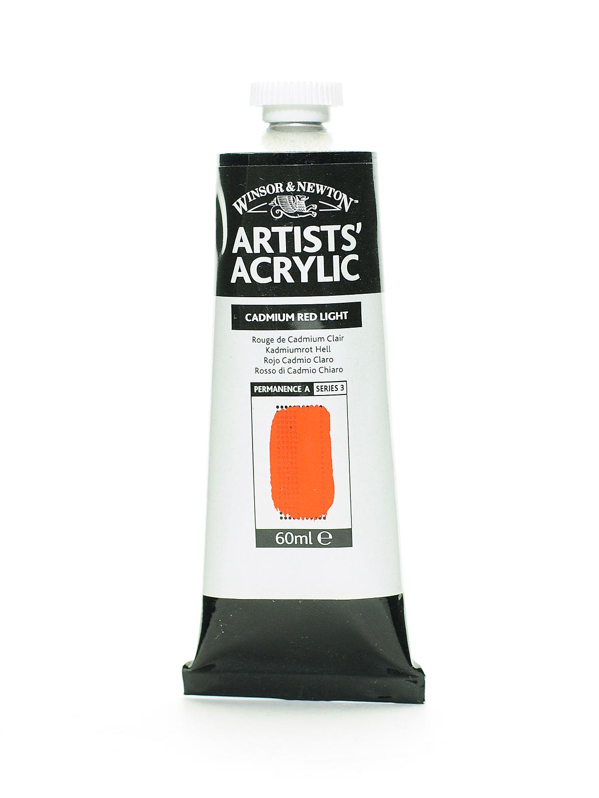 Professional Acrylic Colours cadmium red light 60 ml 100