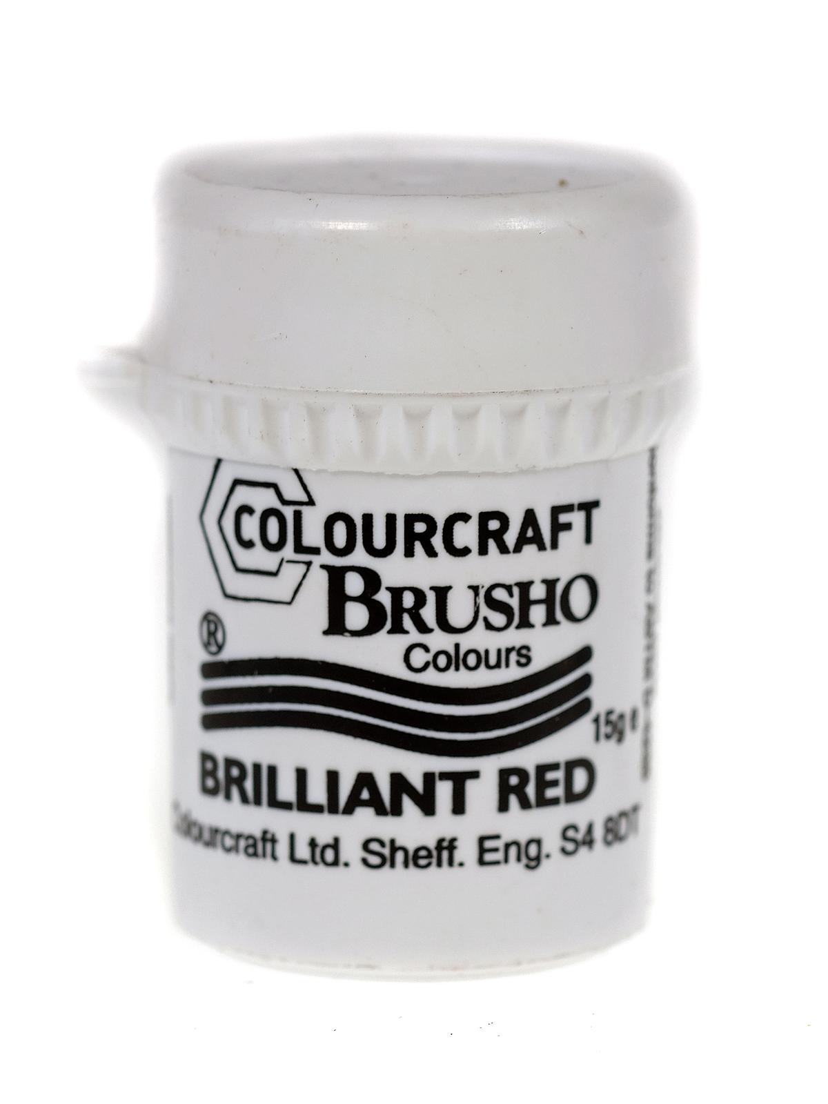 Brusho Colors Brilliant Red 15 G (0.53 Oz.) Jar