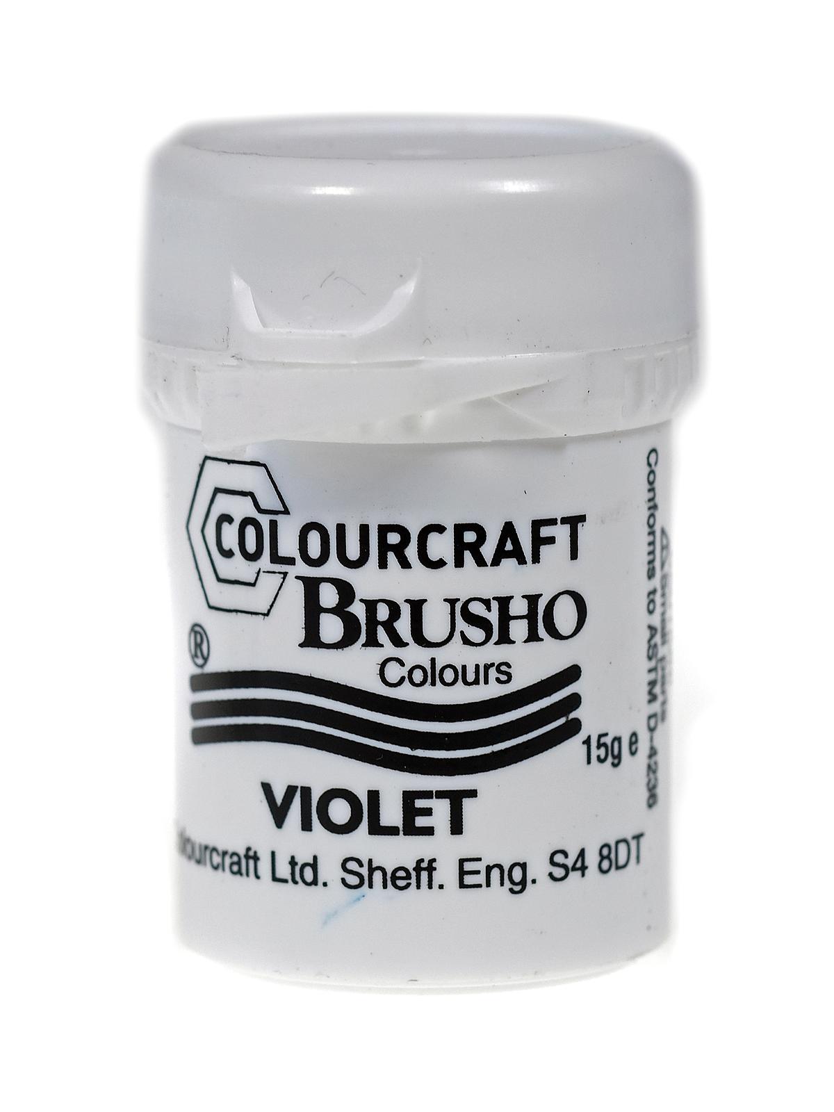 Brusho Colors Violet 15 G (0.53 Oz.) Jar