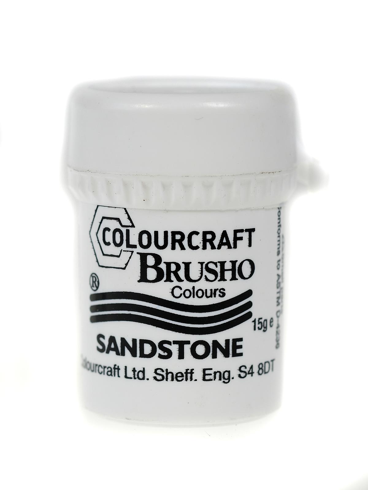 Brusho Colors sandstone 15 g (0.53 oz.) jar