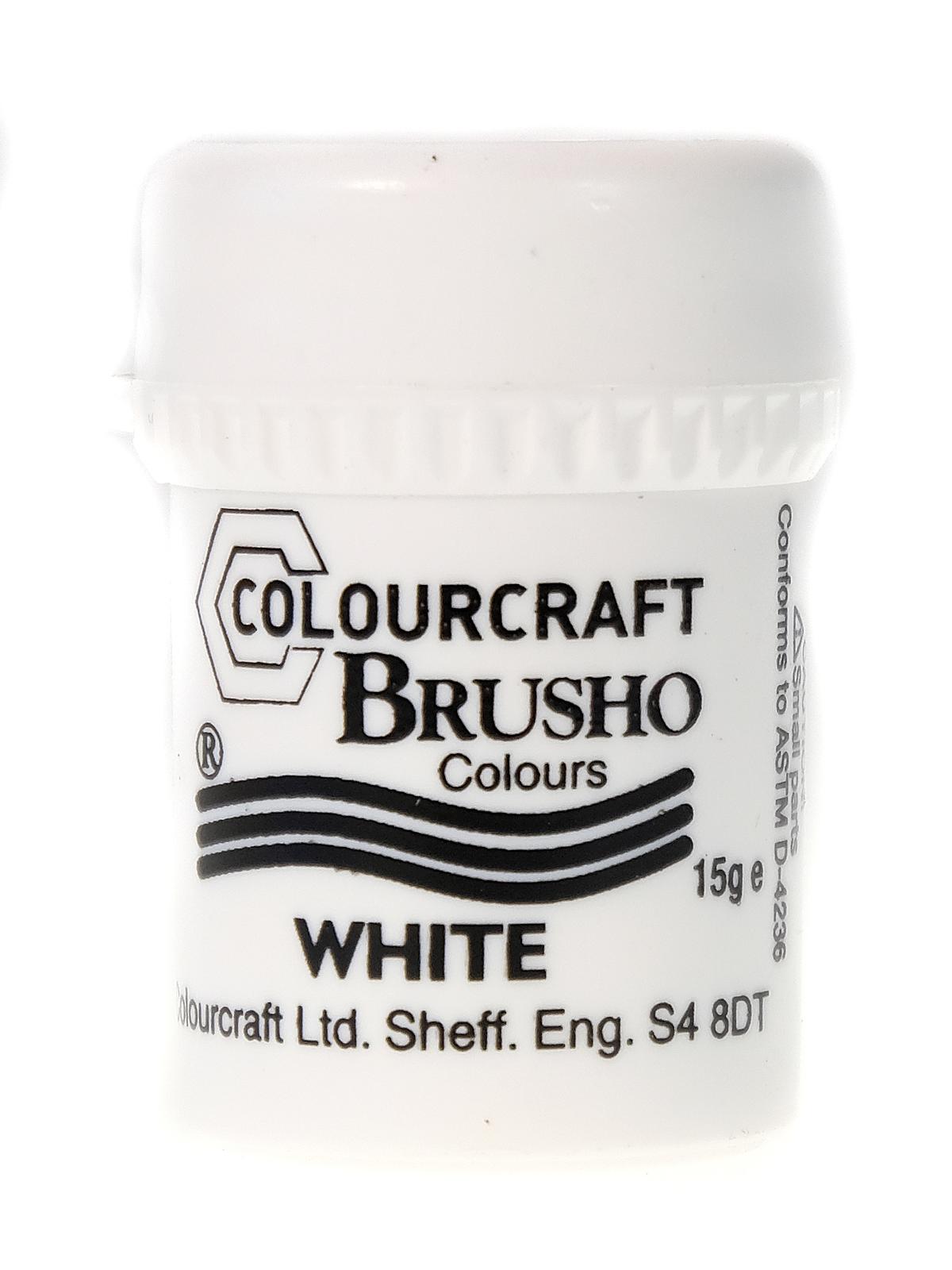 Brusho Colors White 15 G (0.53 Oz.) Jar