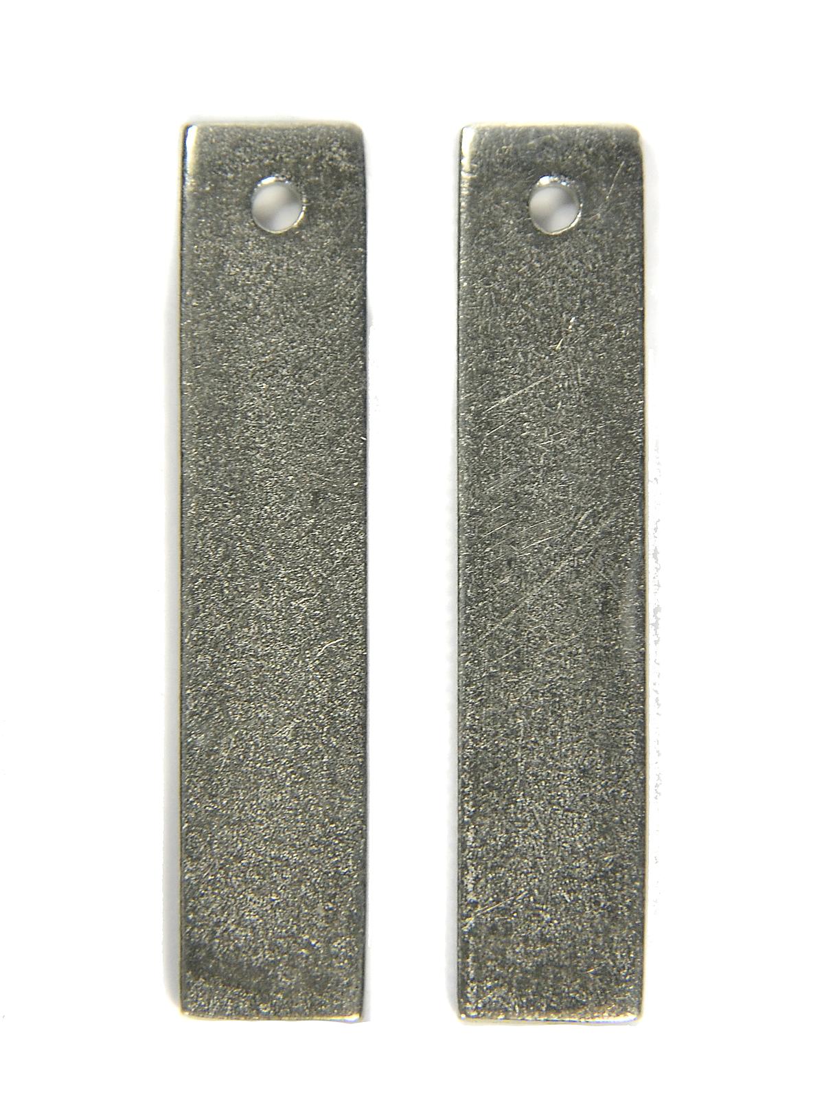 Pewter Metal Blanks Rectangle 1 1 2 In. X 5 16 In. Pack Of 2