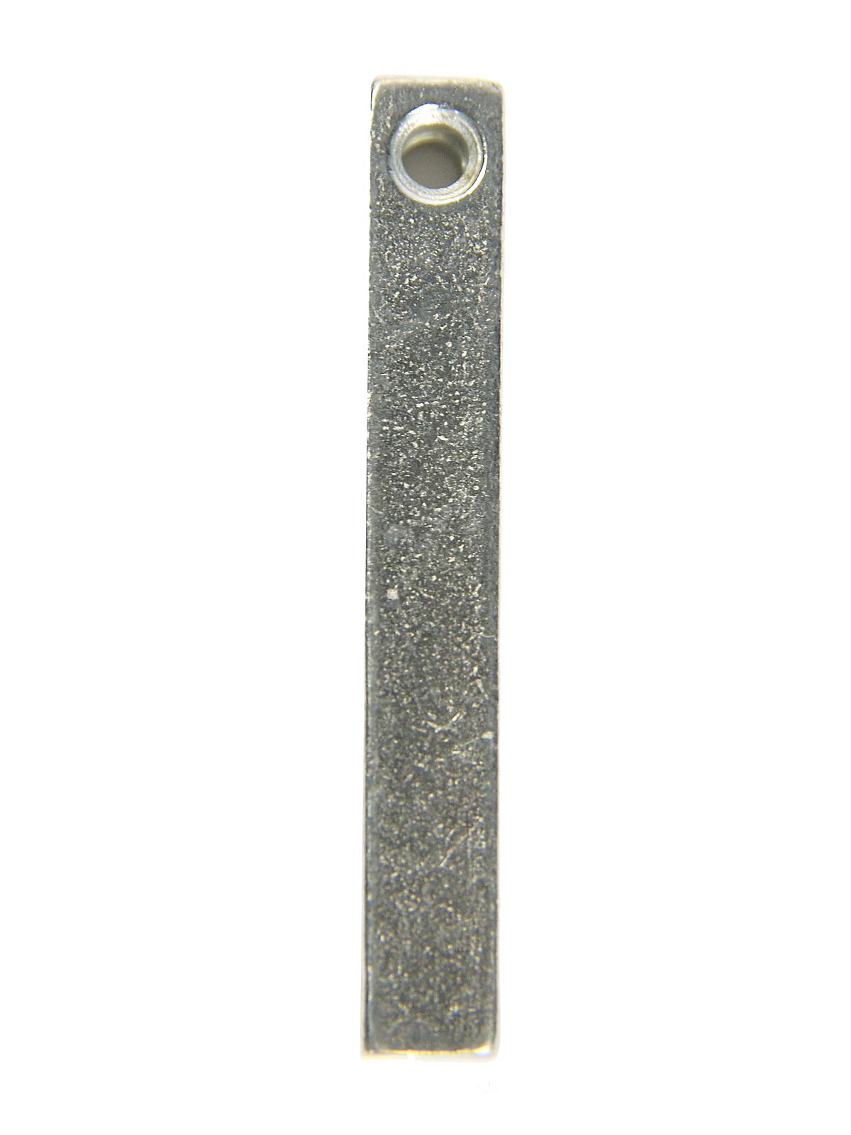 Pewter Metal Blanks Rectangle Bar 1 1 2 In. X 3 4 In. Each