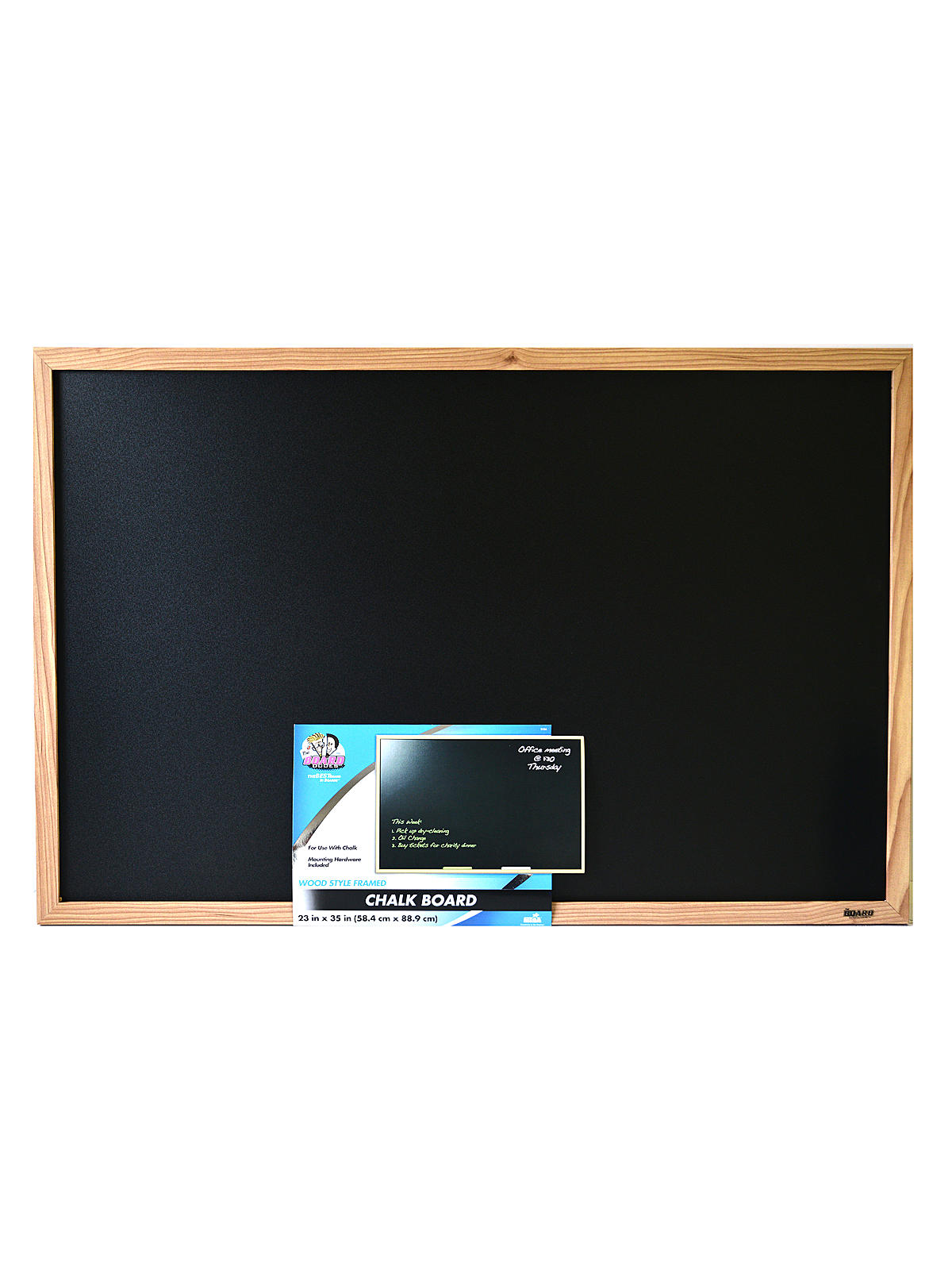 Wood Style Framed Chalk Boards 23 In. X 35 In.