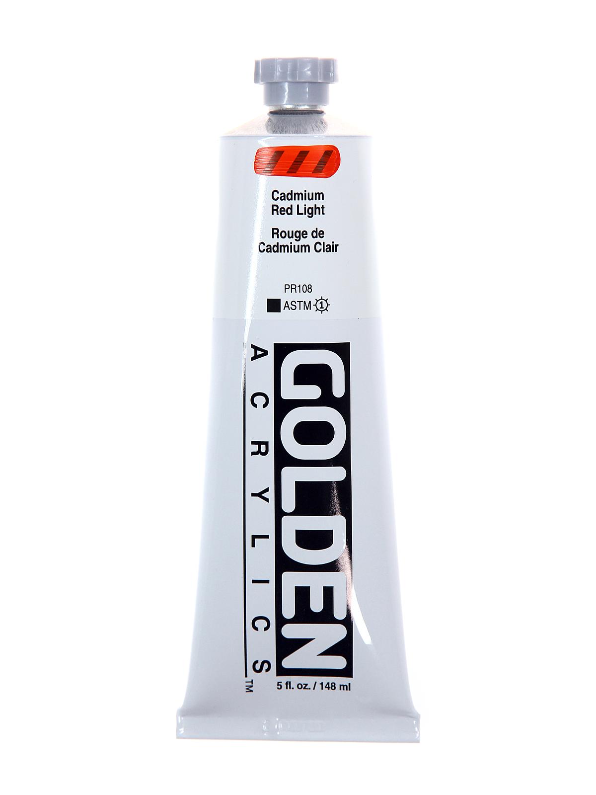 Heavy Body Acrylics cadmium red light (CP) 5 oz.