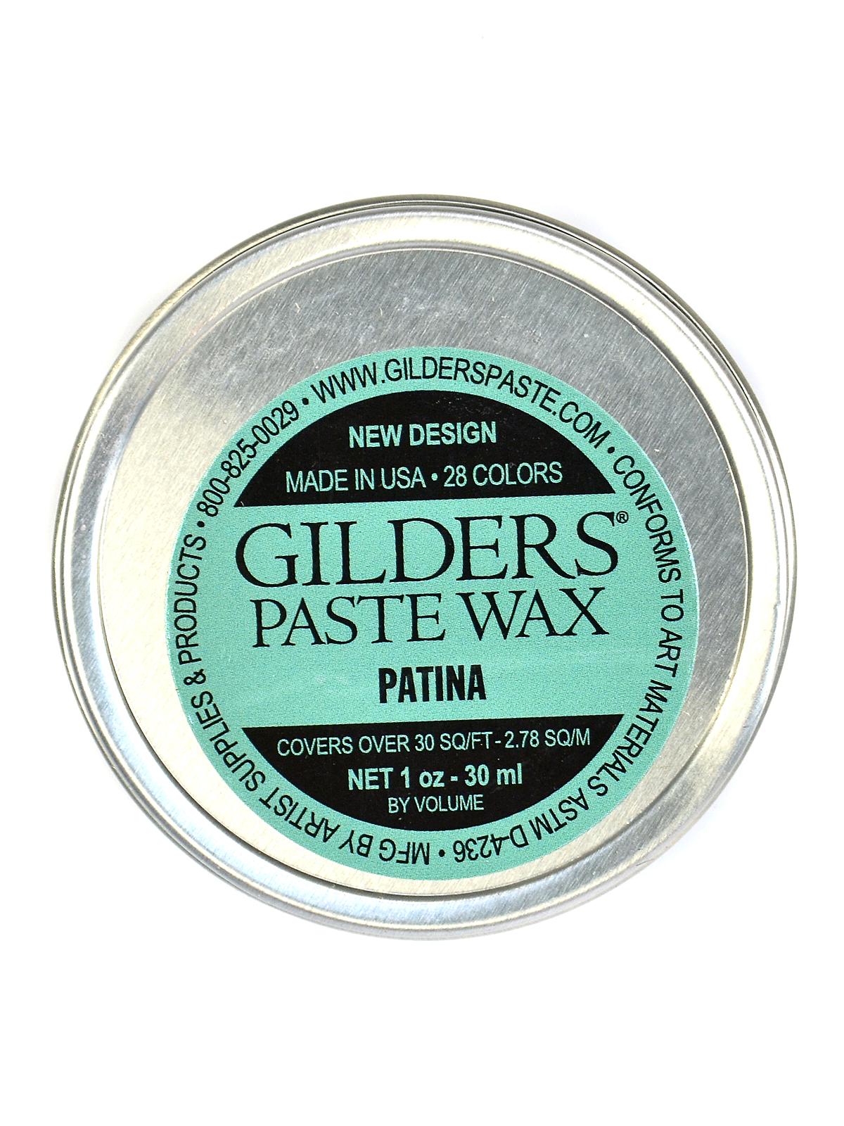 Gilder's Paste Wax Patina 1 Oz. Tin