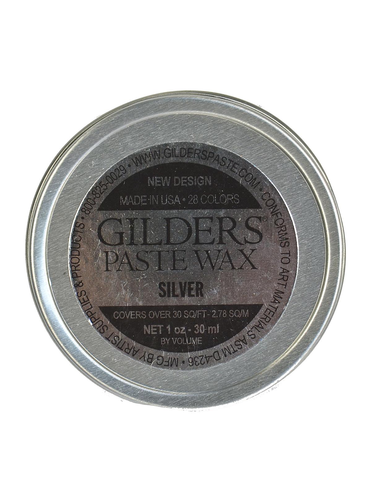 Gilder's Paste Wax Silver 1 Oz. Tin