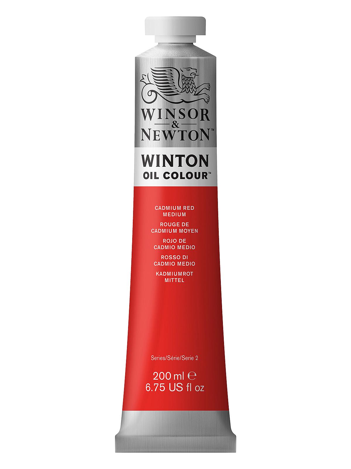 Winton Oil Colours 200 ml cadmium red medium 99