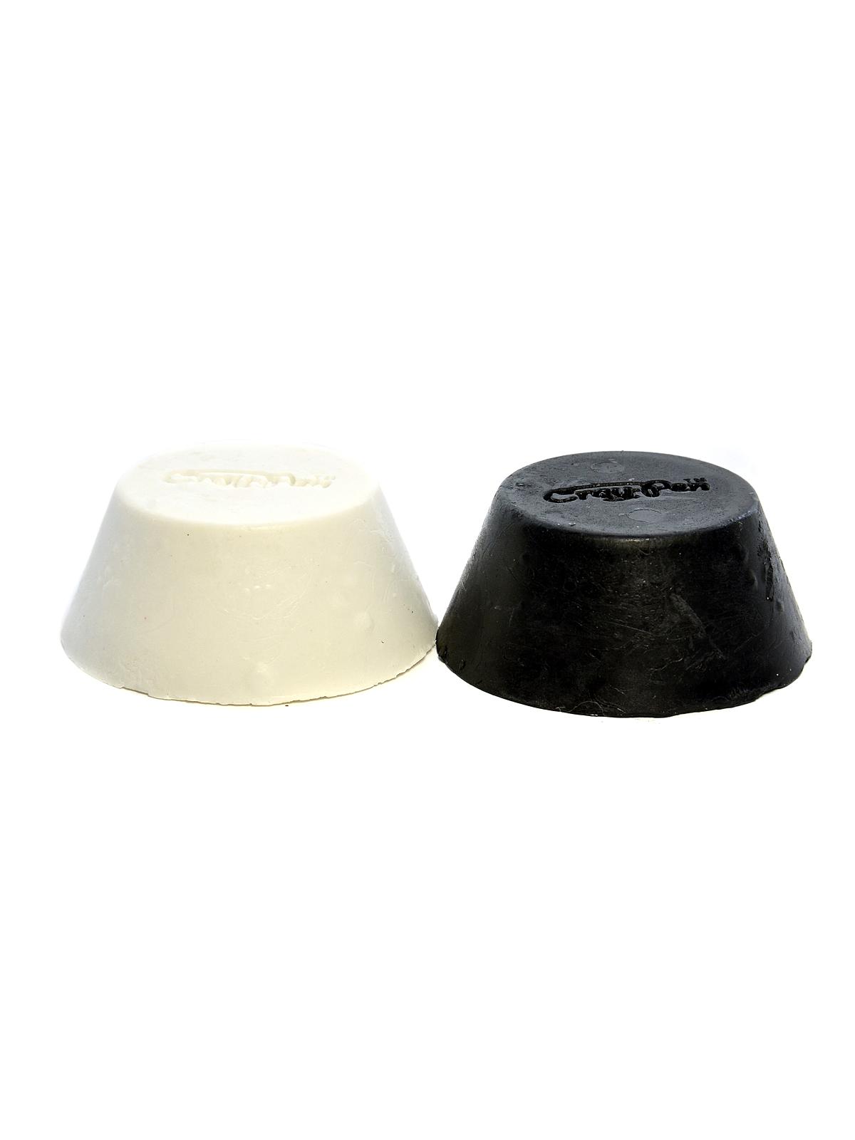 Cray-pen White And Black Wax Pack Of 2