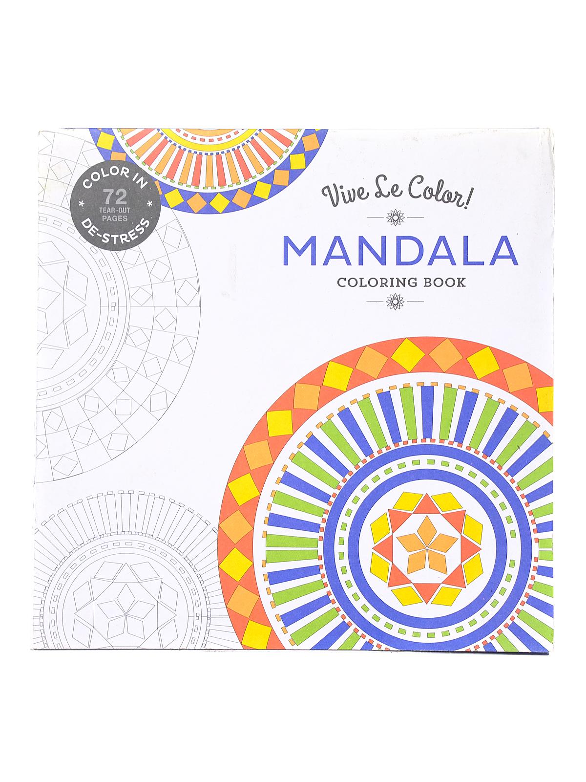 Vive Le Color Coloring Books Mandala