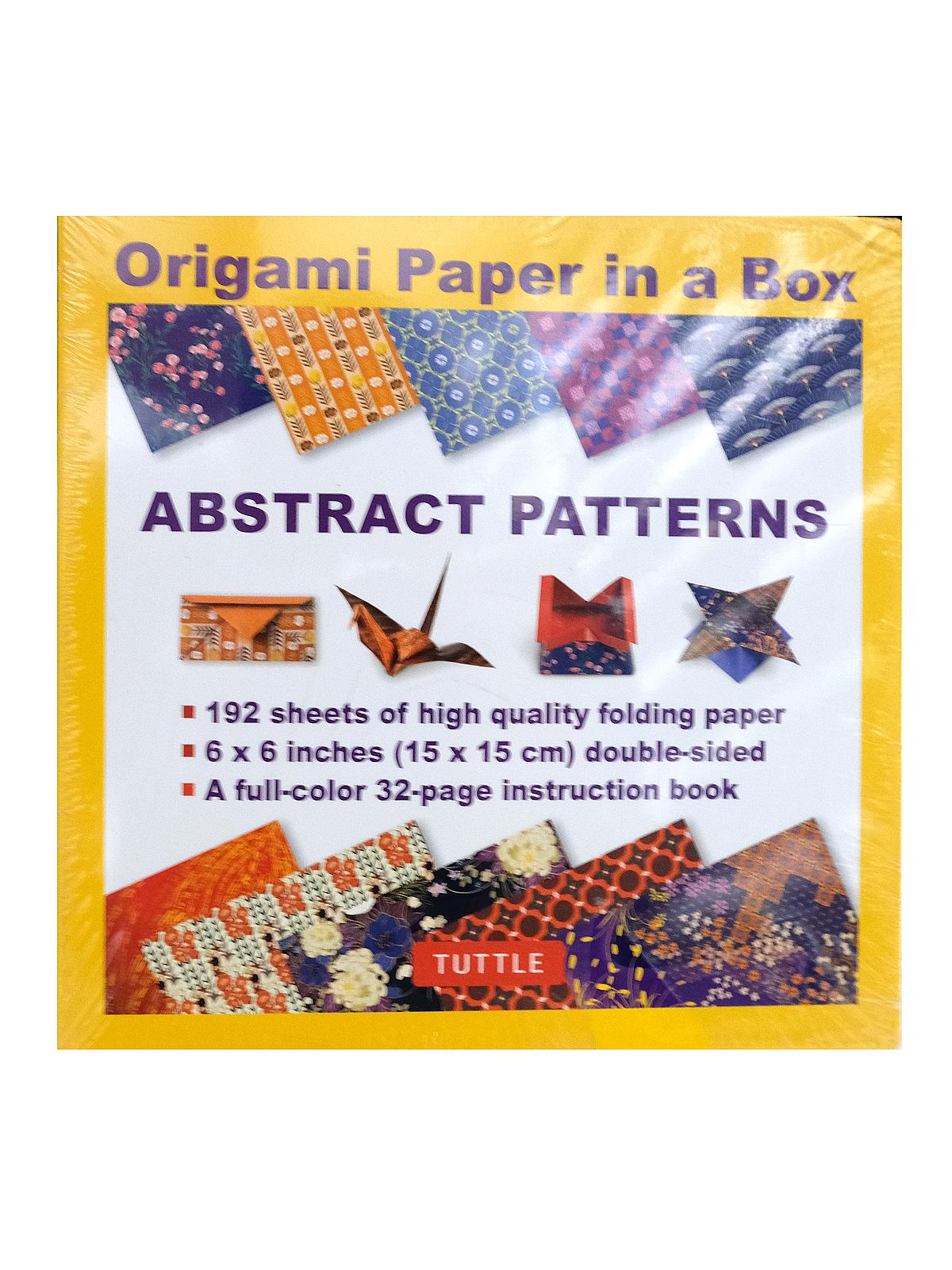Origami Paper in a Box Abstract Patterns
