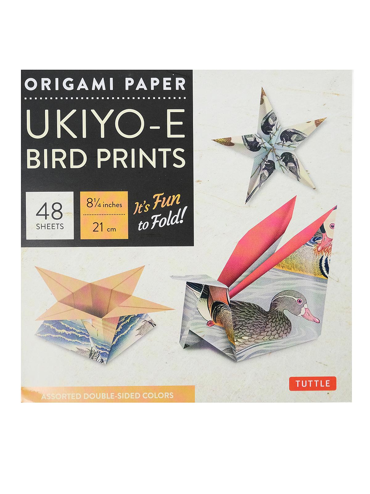 Origami Paper Ukiyo-e Bird Prints Large