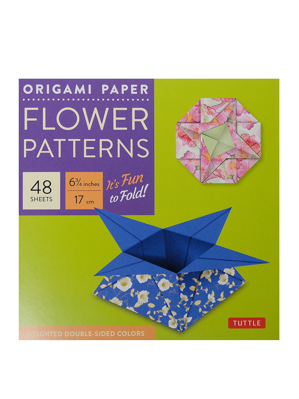 Origami Paper Flower Patterns large