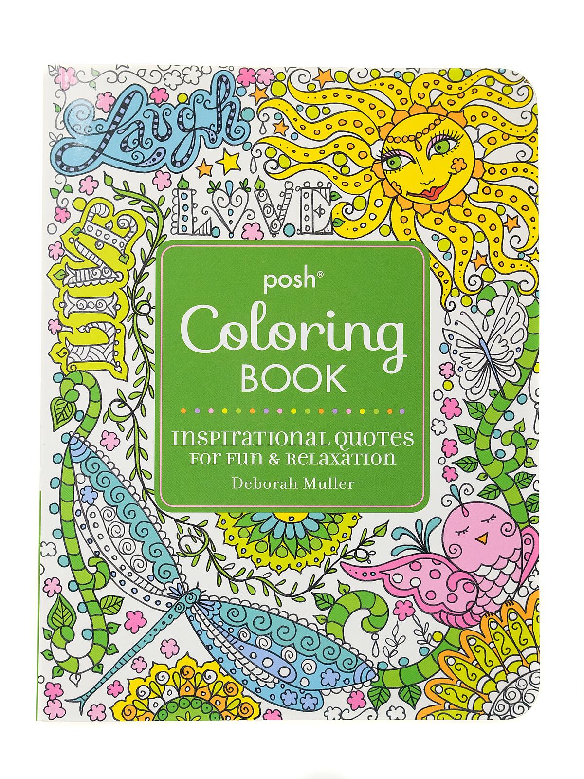 Posh Coloring Books Inspirational Quotes