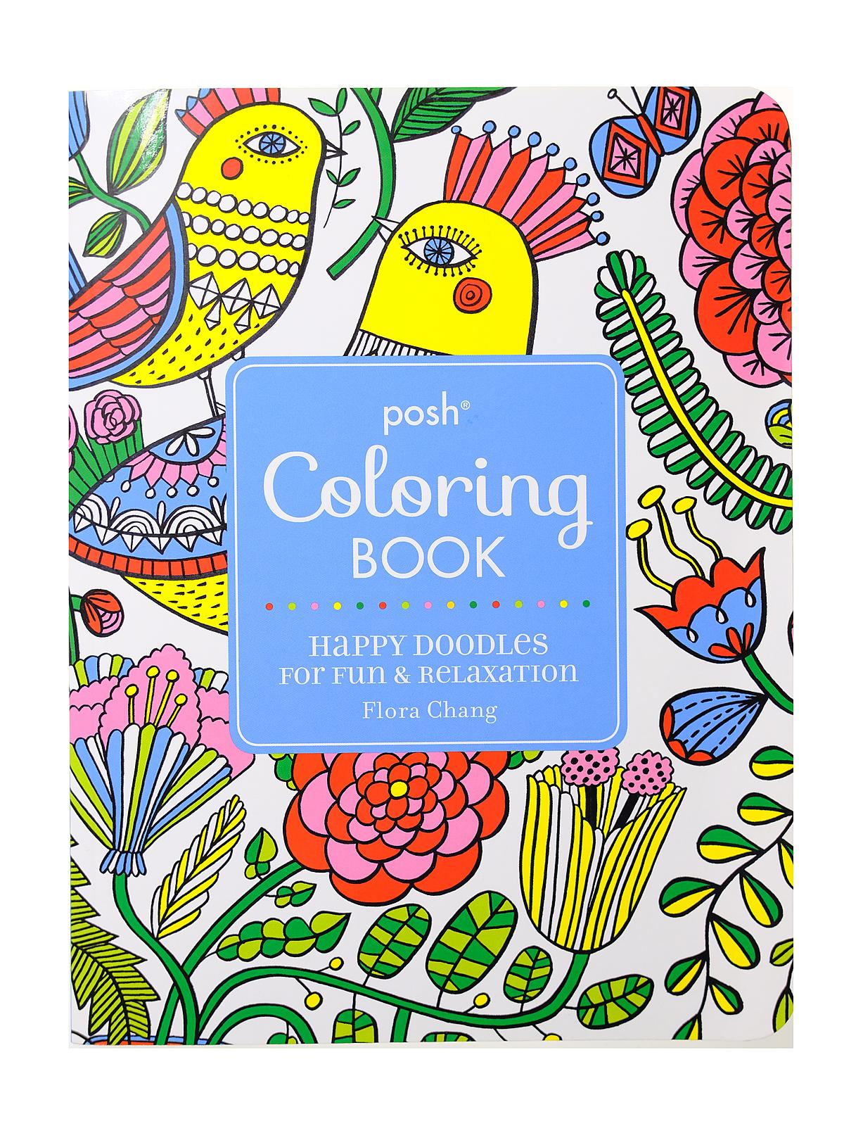 Posh Coloring Books Happy Doodles