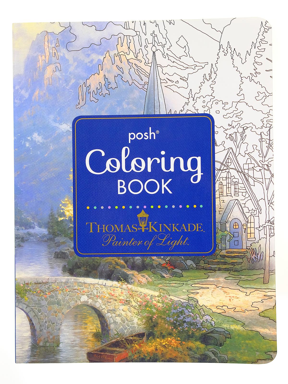 Posh Coloring Books Thomas Kinkade