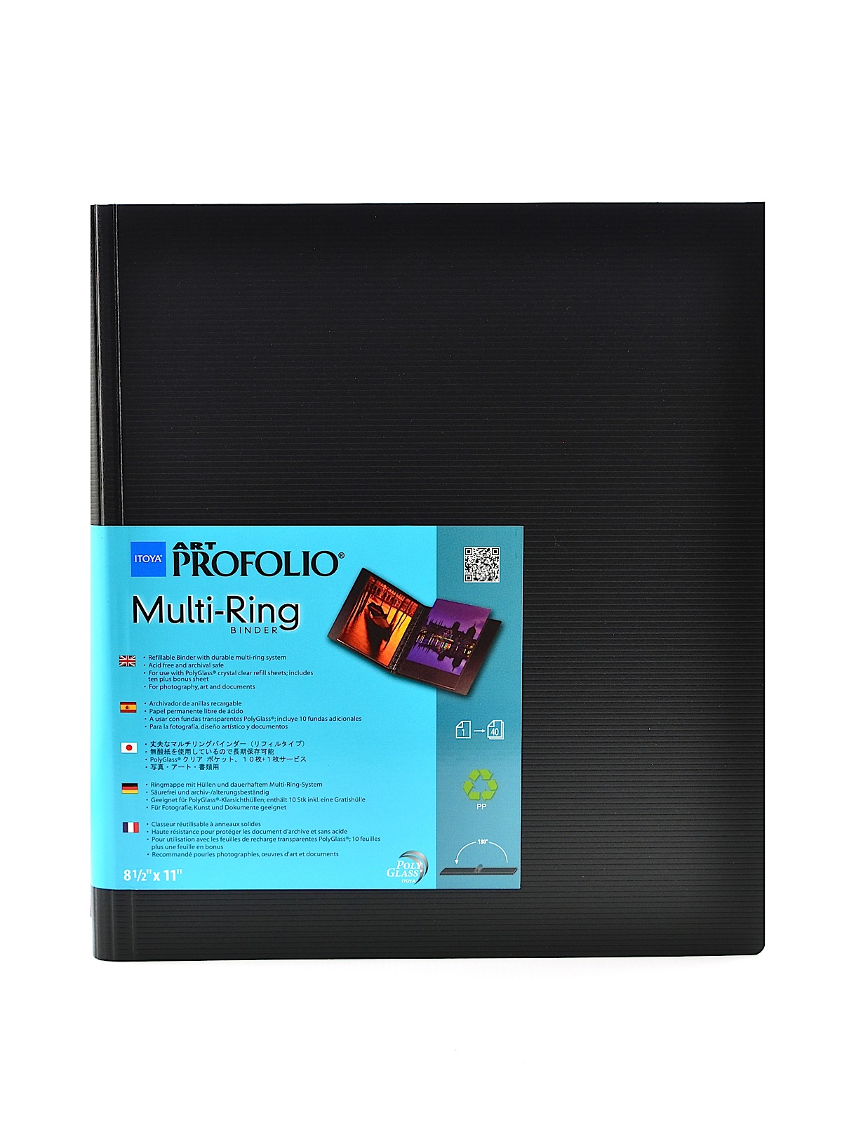 Art Profolio Multi-Ring Binder 8 1 2 in. x 11 in. vertical binder