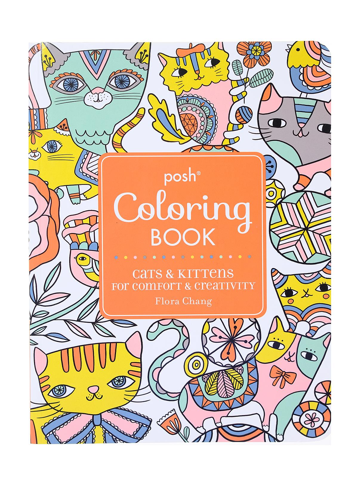 Posh Coloring Books Cats & Kittens