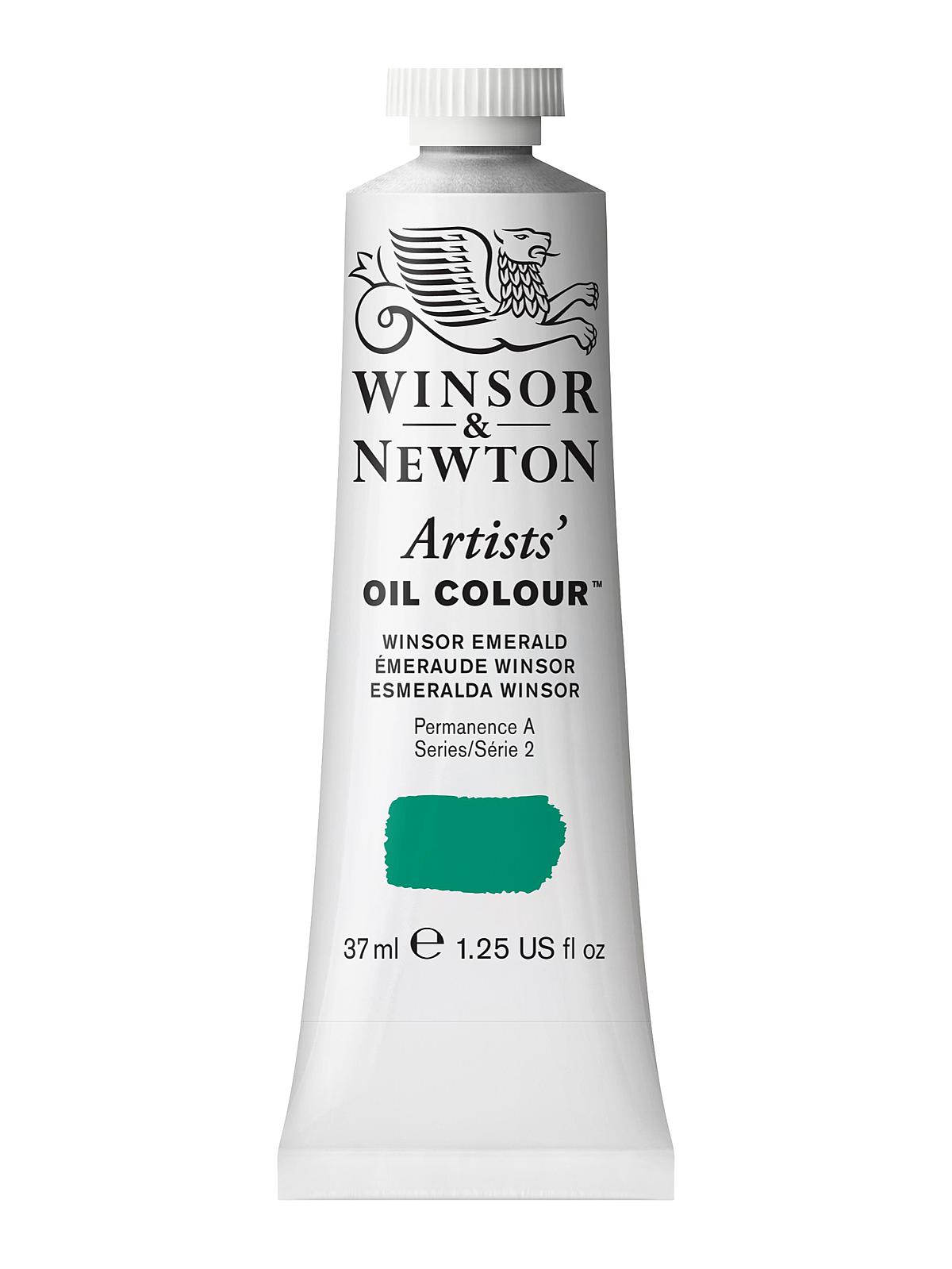 Artists' Oil Colours Winsor emerald 708 37 ml