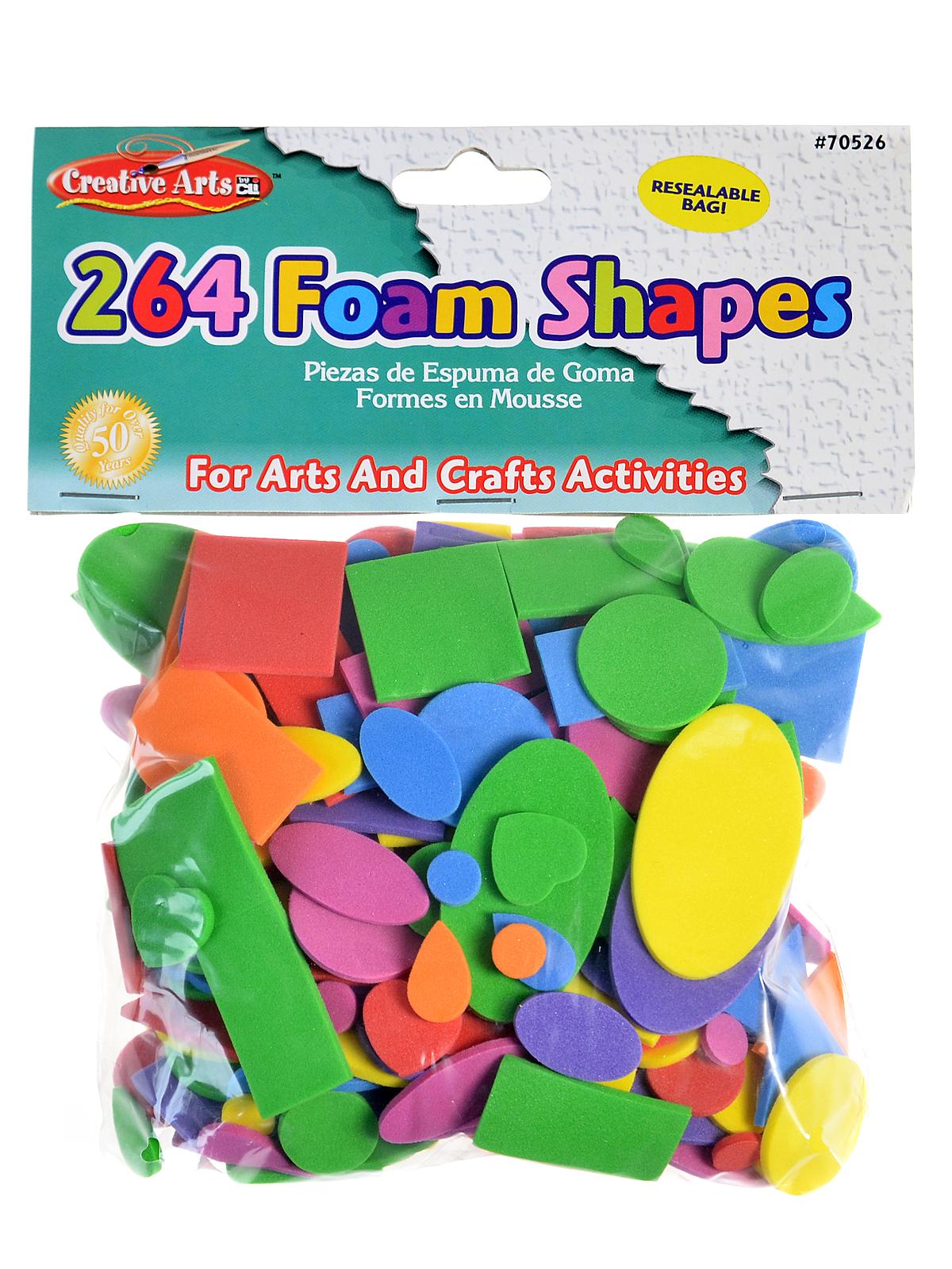 Foam Sheets shapes assorted 264 pieces