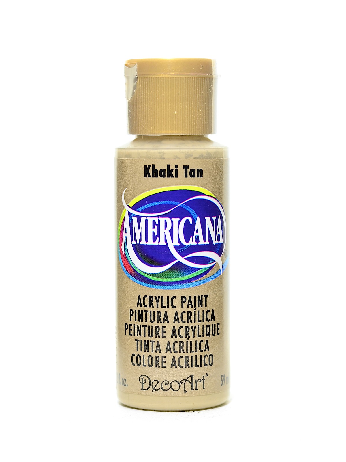 Americana Acrylic Paints khaki tan 2 oz.