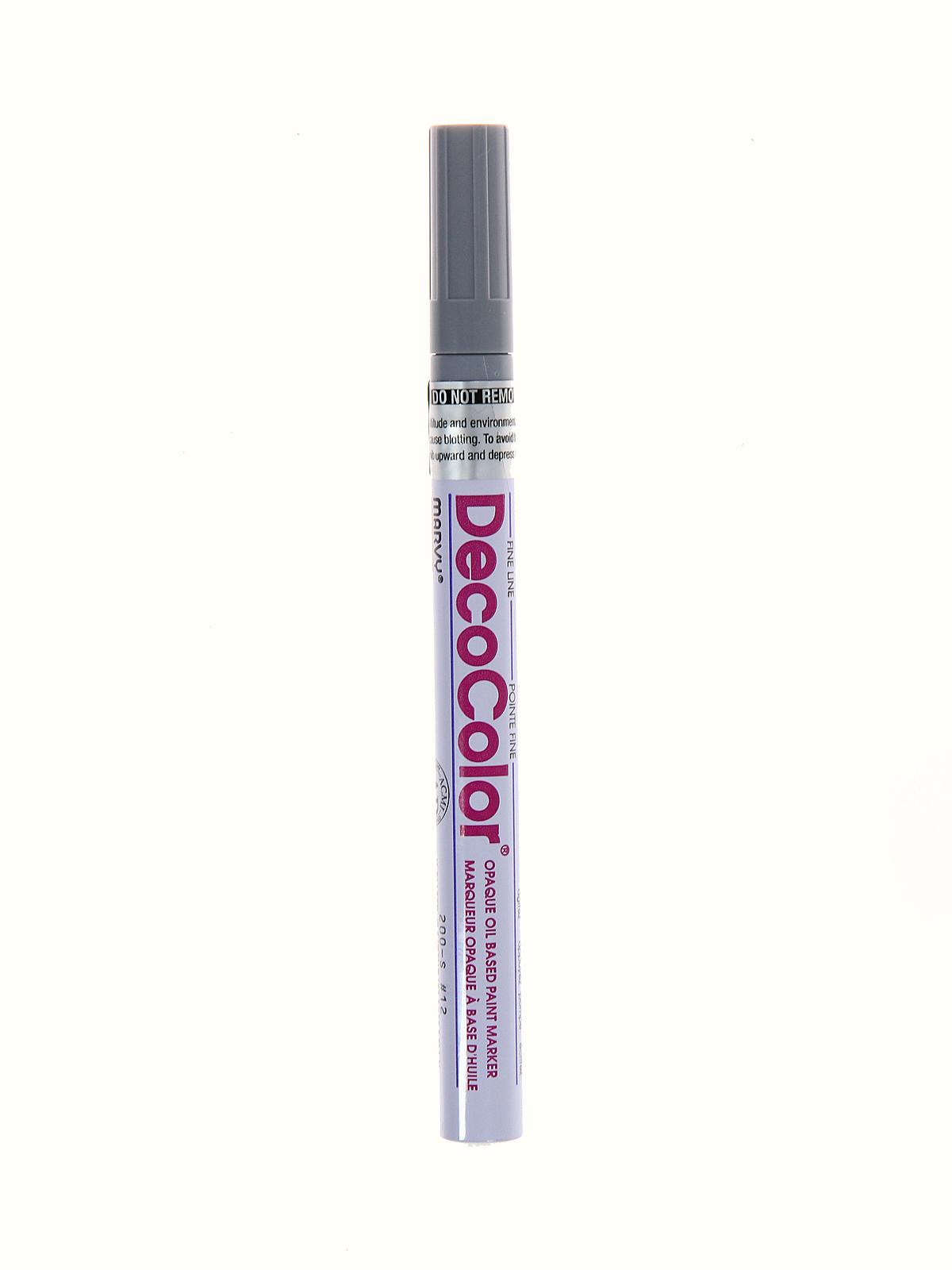 Decocolor Oil-Based Paint Markers grey fine