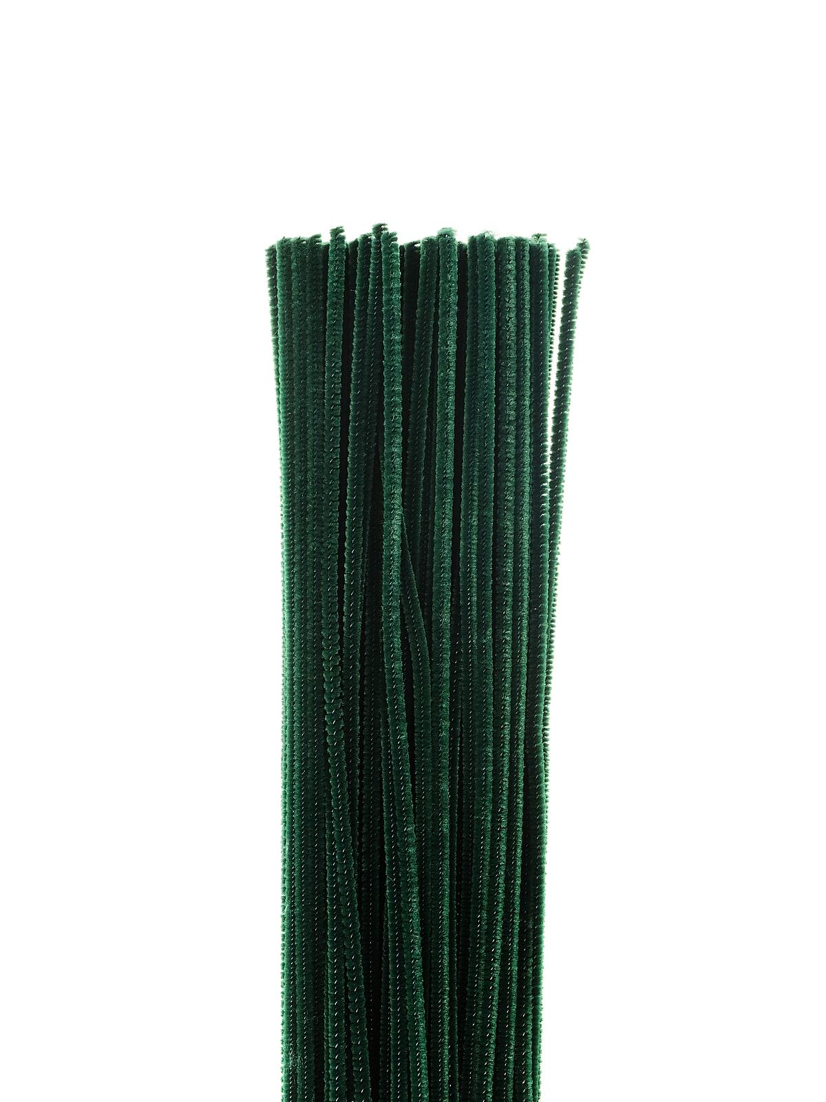 Chenille Stems 4 mm x 12 in. 100 pieces green