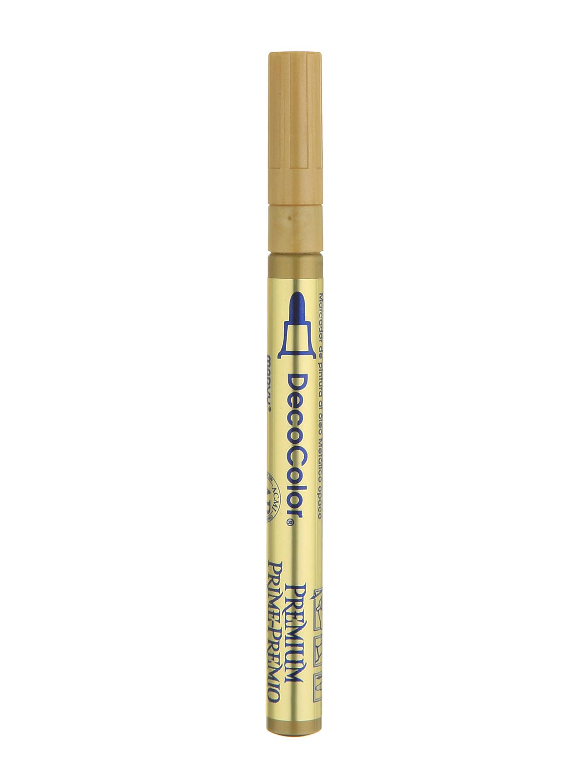 Decocolor Premium Markers fine tip gold