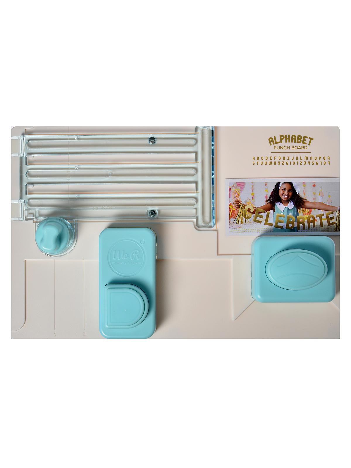 Alphabet Punch Board set